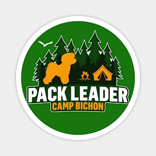 Camp Bichon Frise Pack Leader Magnet